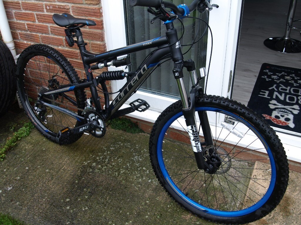 carrera full suspension mountain bike